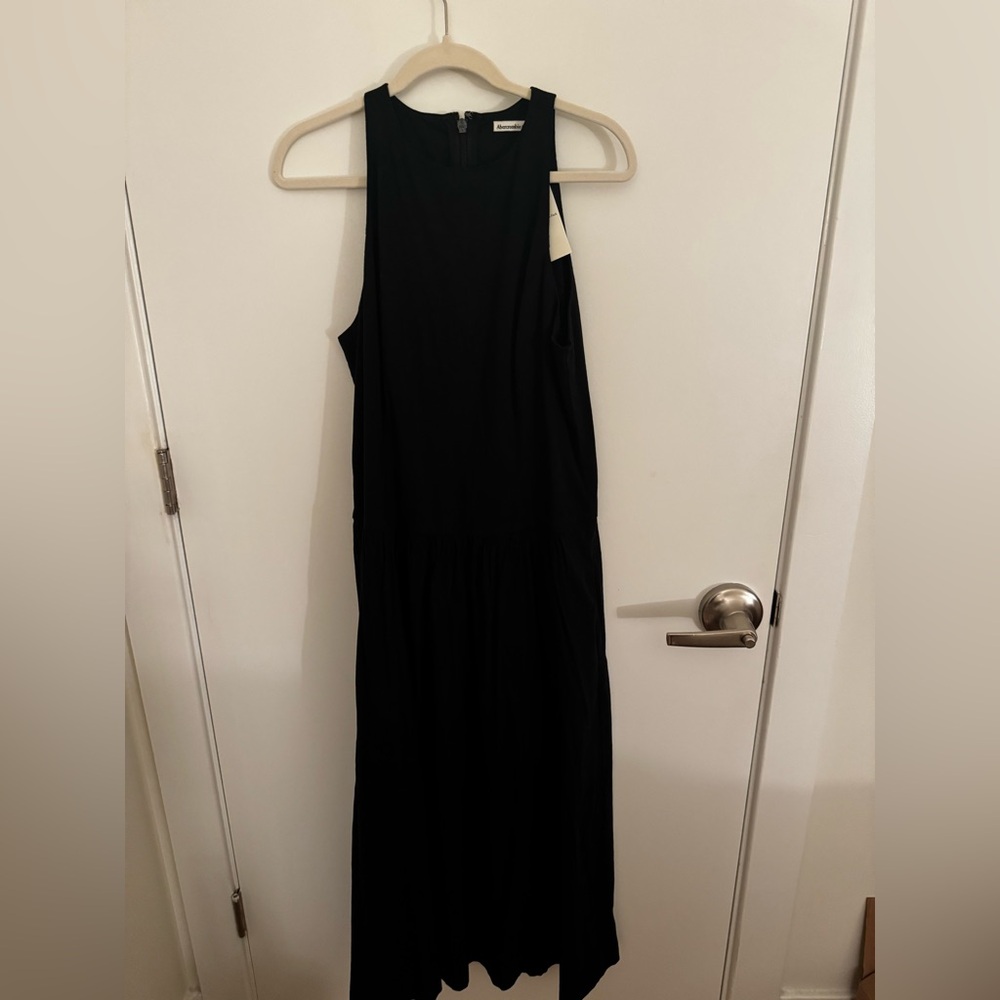 NWT Abercrombie & Fitch Elegant Black Dropwaist Dress 🖤